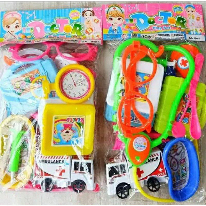 GA 11001 - Mainan alat Dokter Komplit Medical toys GA 11001