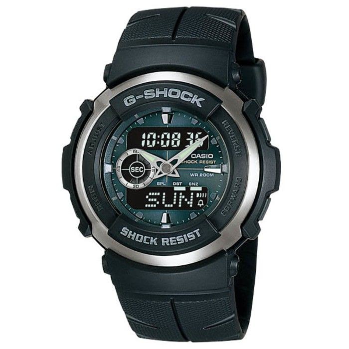 Casio G-Shock G-300-3A / DualTime Gshock G300-3A Original  GARANSI