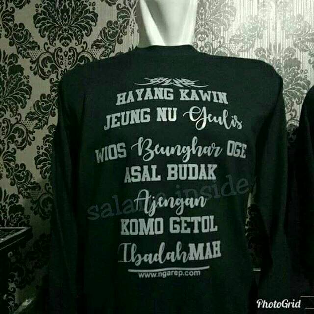  Kaos  Santri  Salafi 