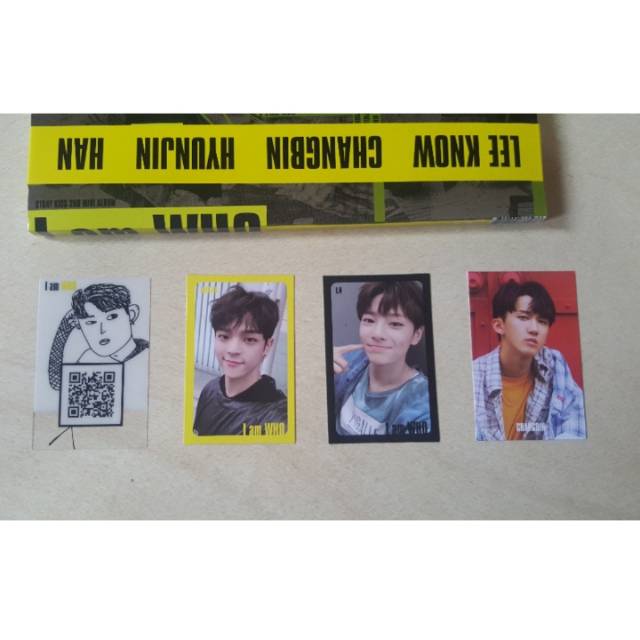 Stray Kids / I Am Who Photocard PC Special Limited / Woojin Changbin I.N Jeongin