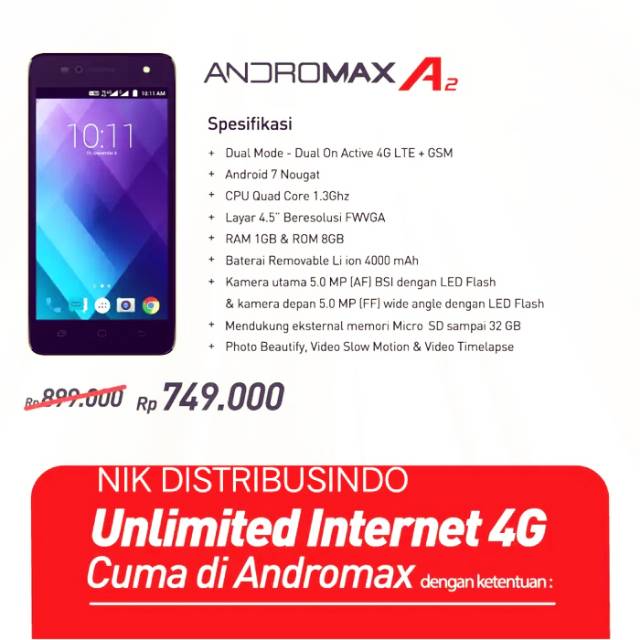 Harga Smartfren Andromax A2 Terbaik Mei 2021 Shopee Indonesia