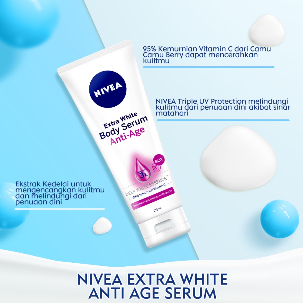 Nivea Extra White Body Serum 180ml