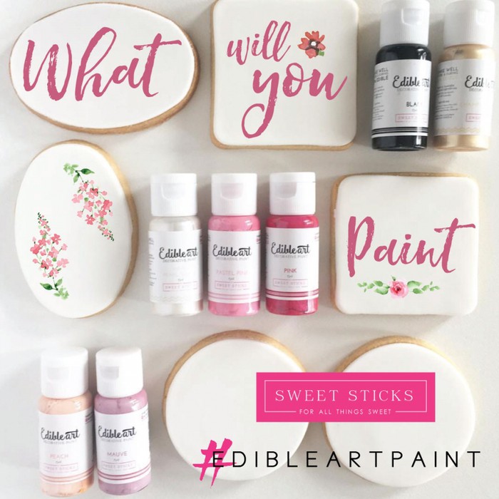 

Termurah!! Edible Art Paint Metallic Rose Gold