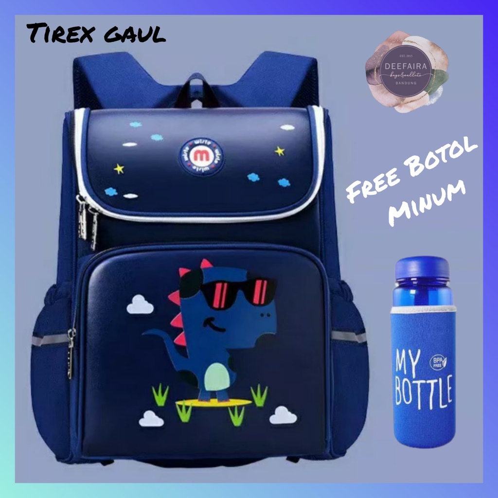 Tas Sekolah Anak Laki Laki Tirexx Gaul 2 In 1 Tas Sekolah Tk Paud Sd