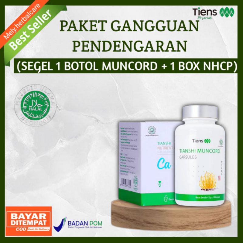[BISA COD] OBAT GANGGUAN PENDENGARAN | TIENS MUNCORD + NUTRIENT CALCIUM POWDER
