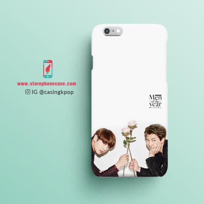 HANDPHONE ACCESORIES CASING HANDPHONE KPOP JUNGKOOK, RAP MONSTER (BTS) - GQ MAGAZINE HPP1_2023