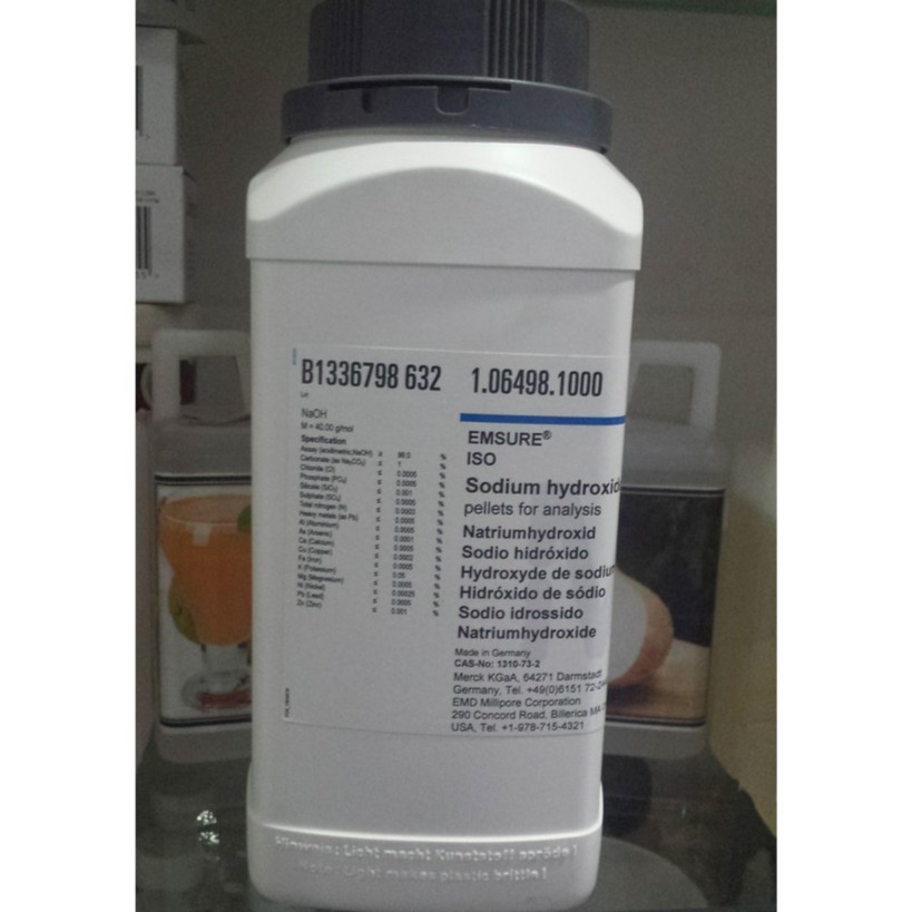 Bahan Kimia Pa Sodium Hydroxide Naoh 106498 Merck Per 10 Gram Shopee Indonesia