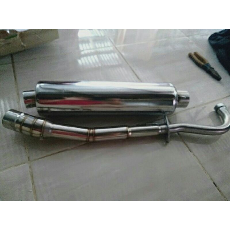 Knalpot CKD STANDAR SUPRA X 125 SUPRA X SMASH TITAN REVO KHARISMA KNALPOT CKD STANDAR