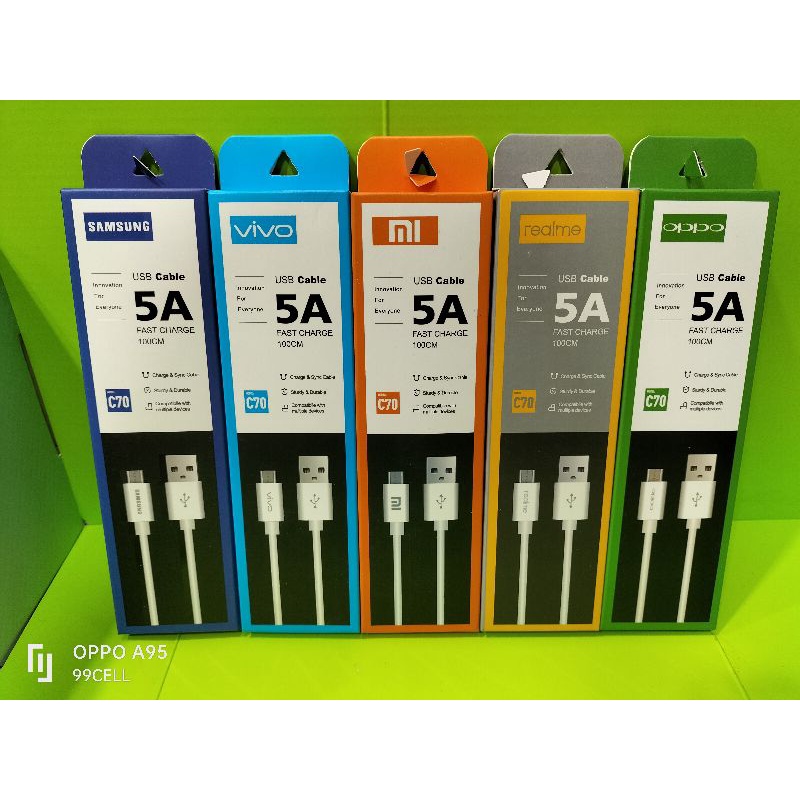 Kabel data branded 5A micro USB model C70
