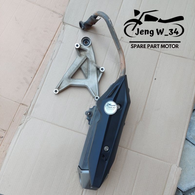 ARM PANGKON KNALPOT FULLSET ALL NEW VARIO 125 ALL NEW VARIO 150 ORIGINAL COPOTAN