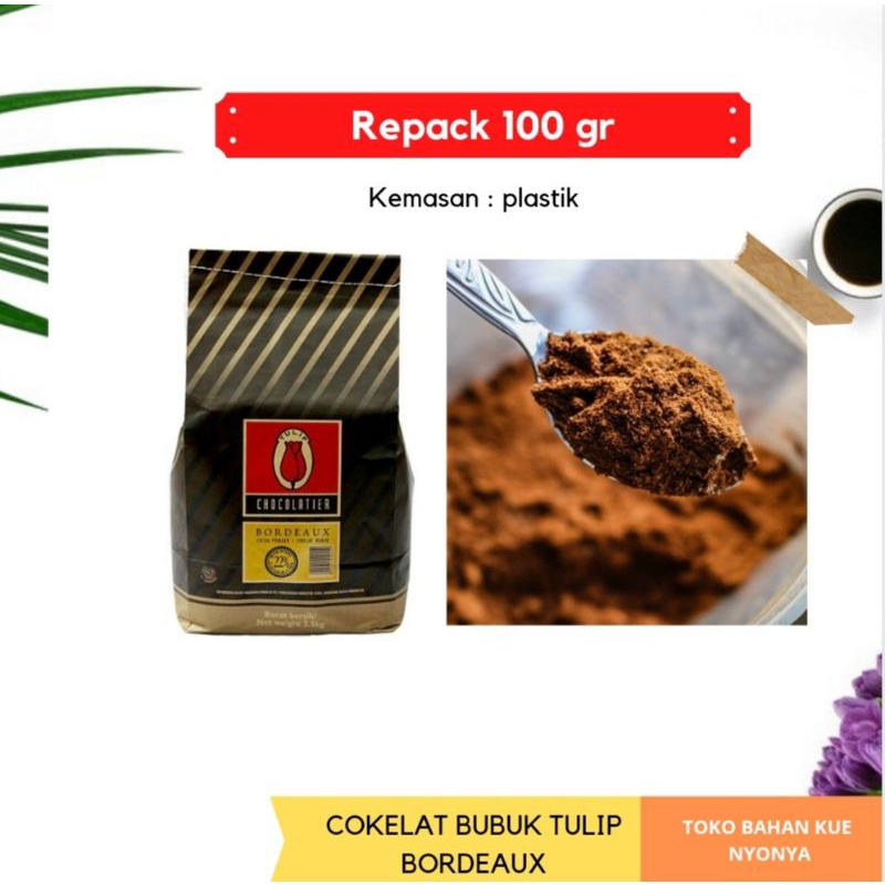 

COKELAT BUBUK BORDEAUX 100GR/BORDEAUX PURE COCOA POWDER