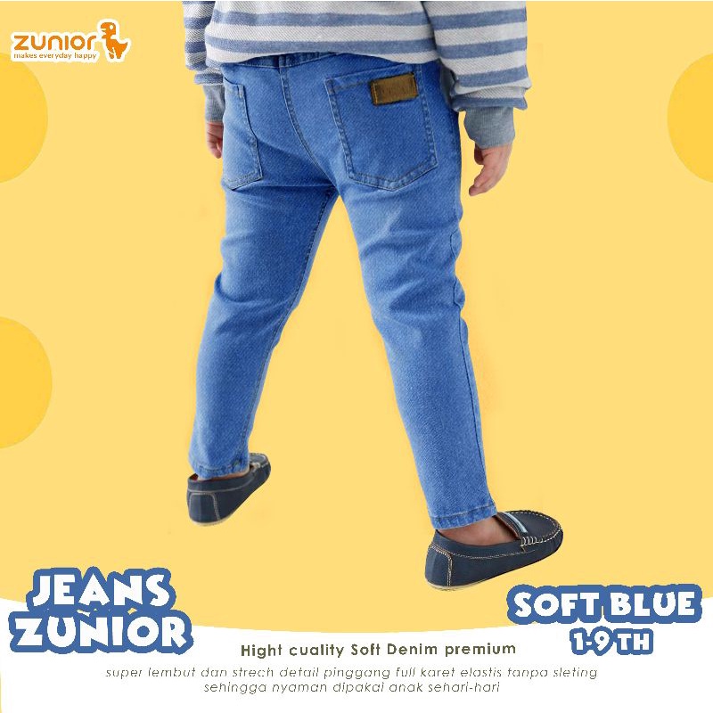 Jeans Anak Premium Zunior Birumuda 1-9 Tahun