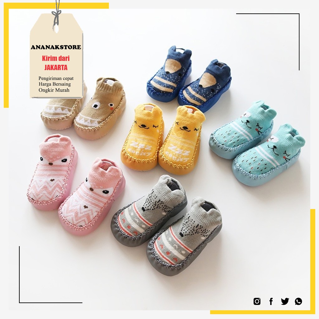 Sepatu bayi prewalker kaos kaki Anak SB-1801