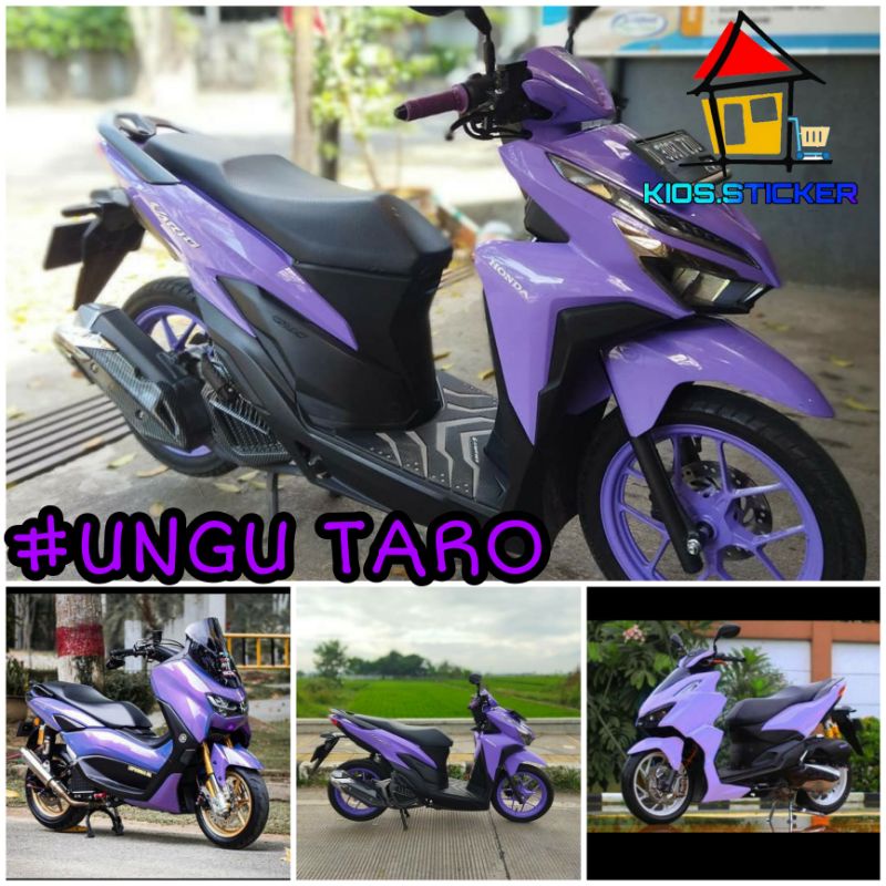 Sticker Skotlet Ungu Taro Stiker Purple Taro Metalik Ungu