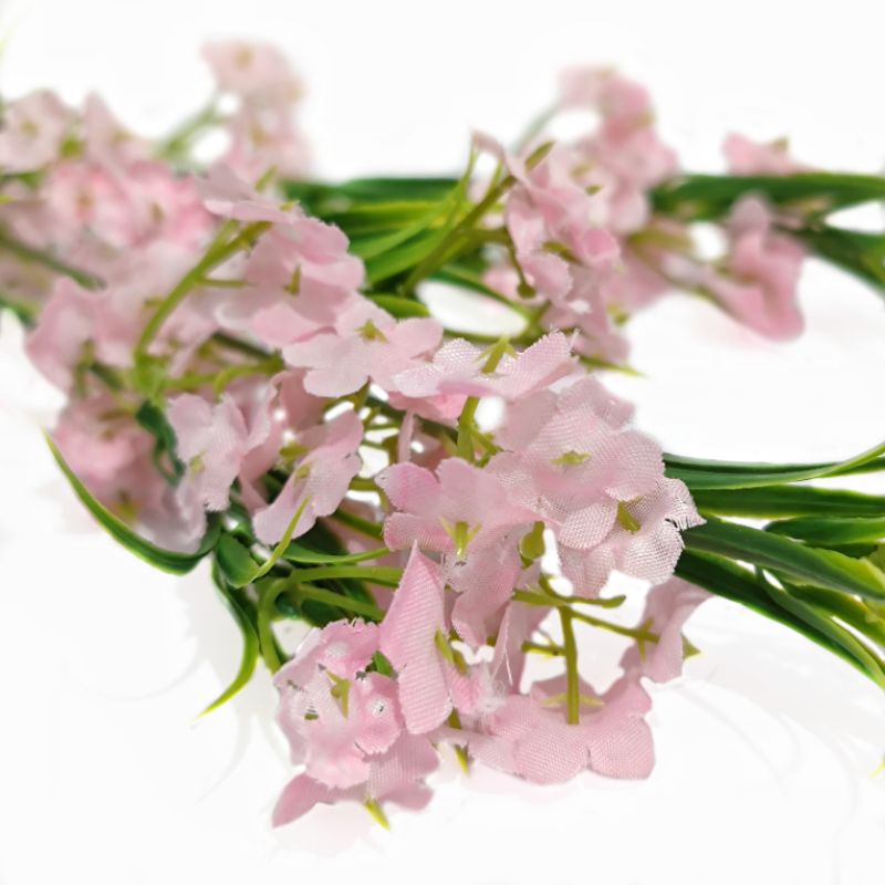 Bunga Gypsophila Baby Breath  Artificial Long Lavender AF62 Bouquet Wedding Bridal Flower