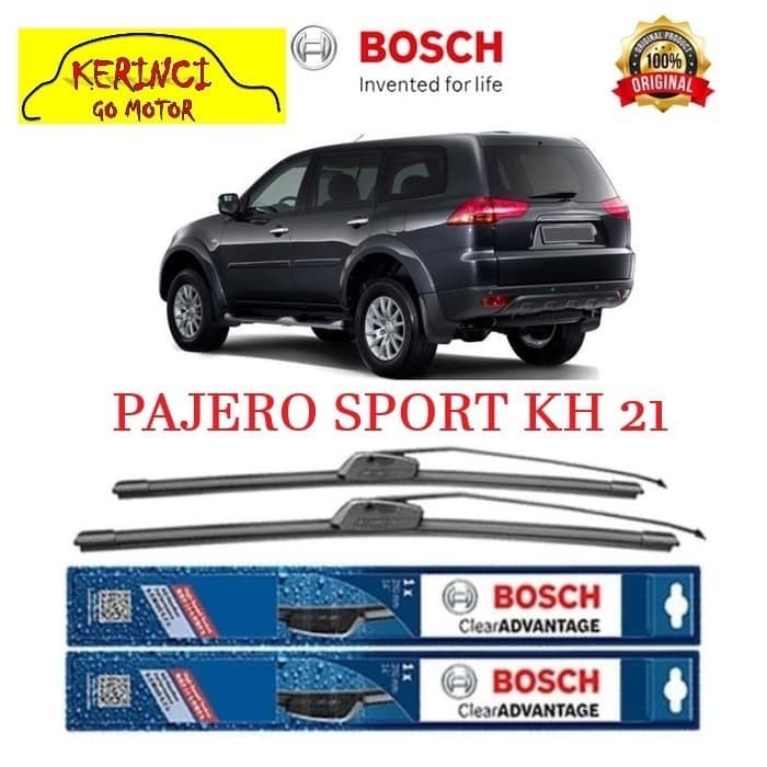 WIPER BOSCH CLEAR ADVANTAGE MITSUBISHI PAJERO SPORT KH 21&quot; &amp; 18&quot; SET