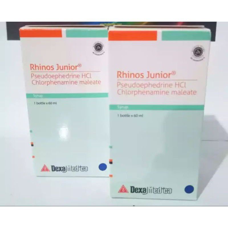 Jual RHINOS SYRUP JUNIOR 60 ML/RHINOS NEO DROP 60 ML/OBAT PILEK/HIDUNG
