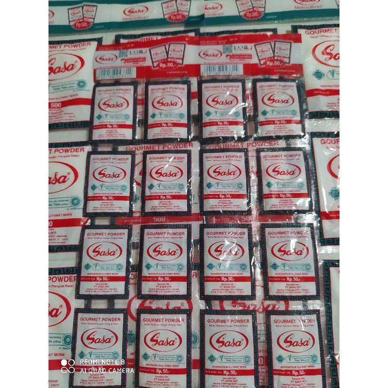 

sasa penyedap rasa( micin) 1 pack isi 10 lembar