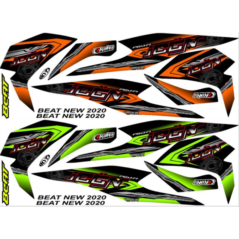 Striping Beat New 2020 Beat Street Stiker Variasi Icon