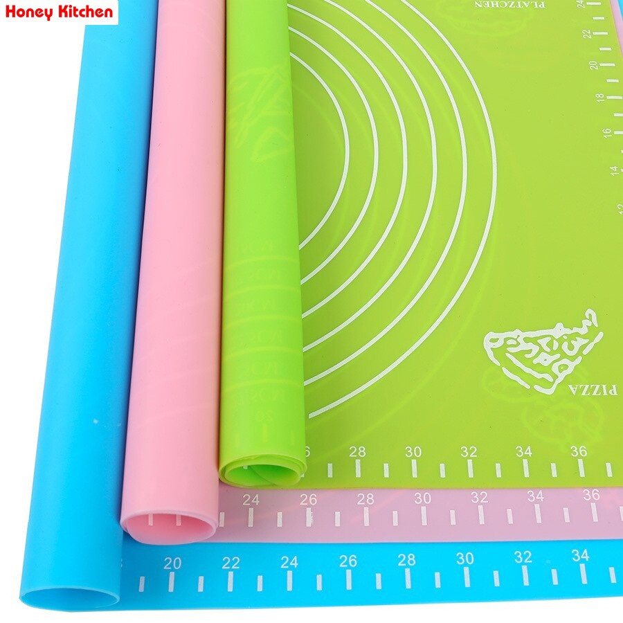 HONEY KITCHEN SILICON MAT 40X30 CM TATAKAN BAKING ROTI PIZZA FONDANT