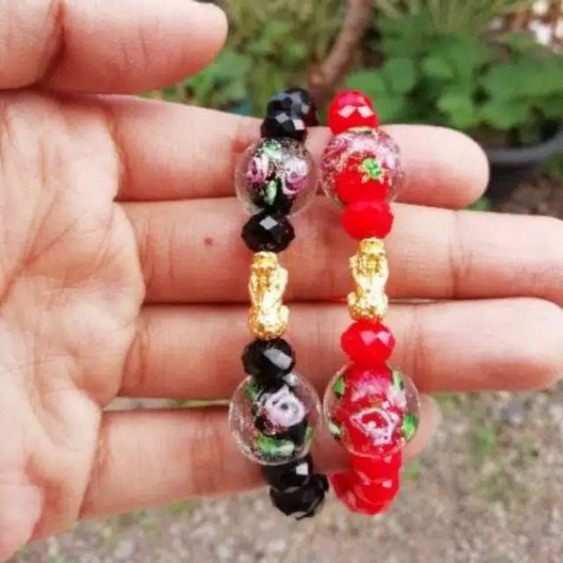 GELANG HONGKONG 24 KARAT EMAS ASLI PIXIU BABY DRAGON