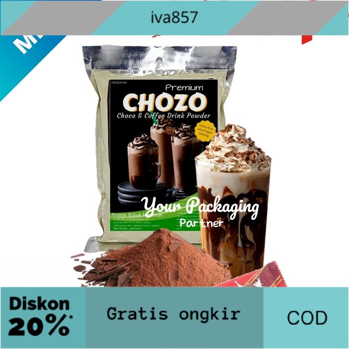 

PROMO Bubuk Minuman Coklat rasa Choco Delfi 1 Kg / Choco Delfi Powder Drink GRATIS ONGKIR