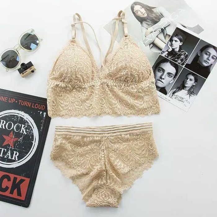 Baju Tidur - Bralette Set Bikini Lingerie Underwear