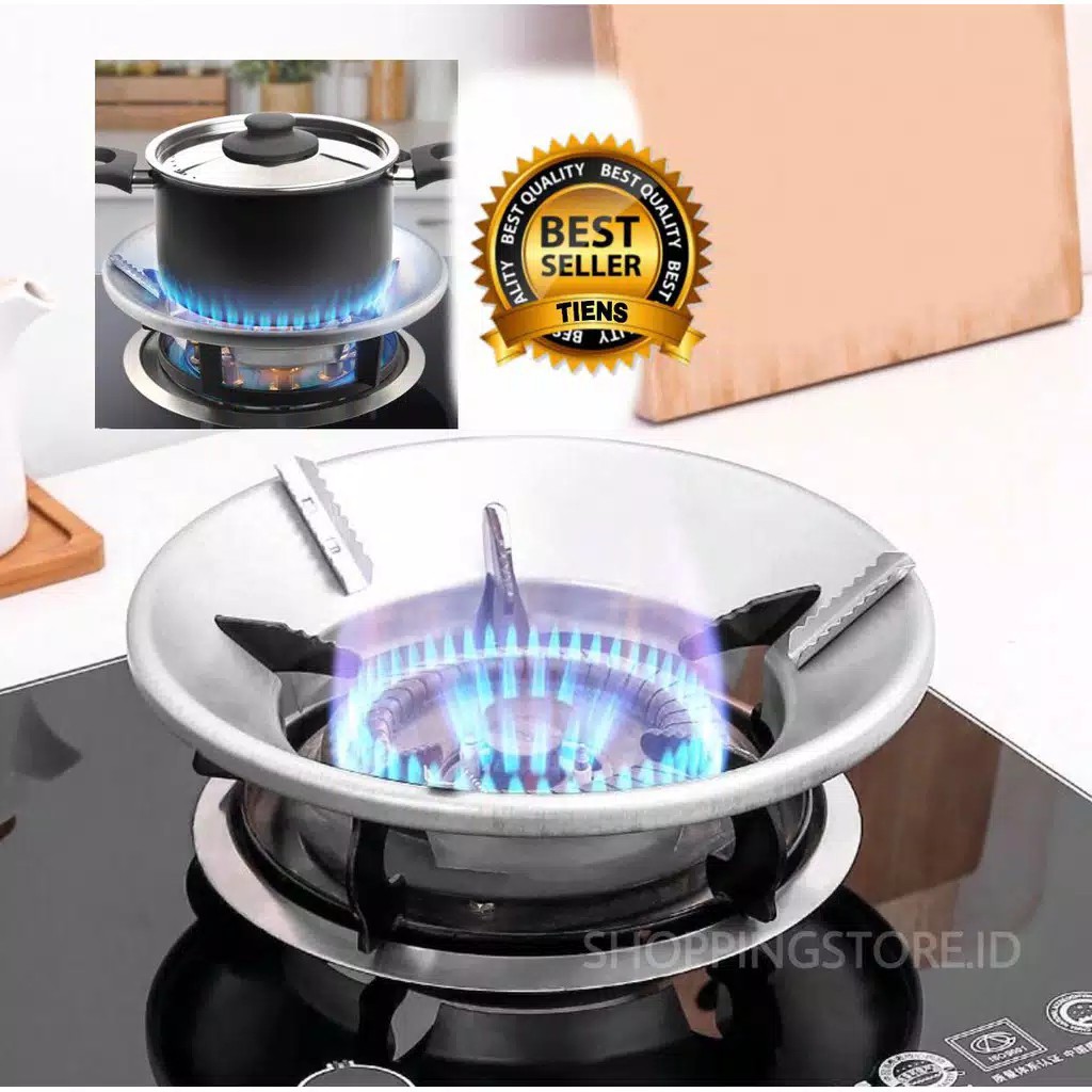 Tatakan Kompor Gas / Alas Kompor Gas Stainless Steel Model Bulat