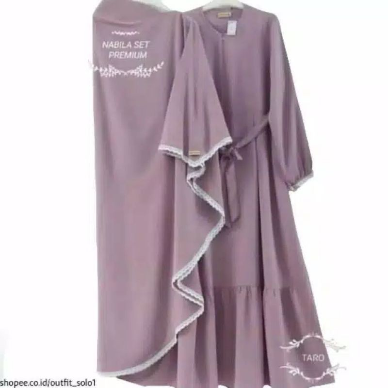 NAbila syari set syari murah