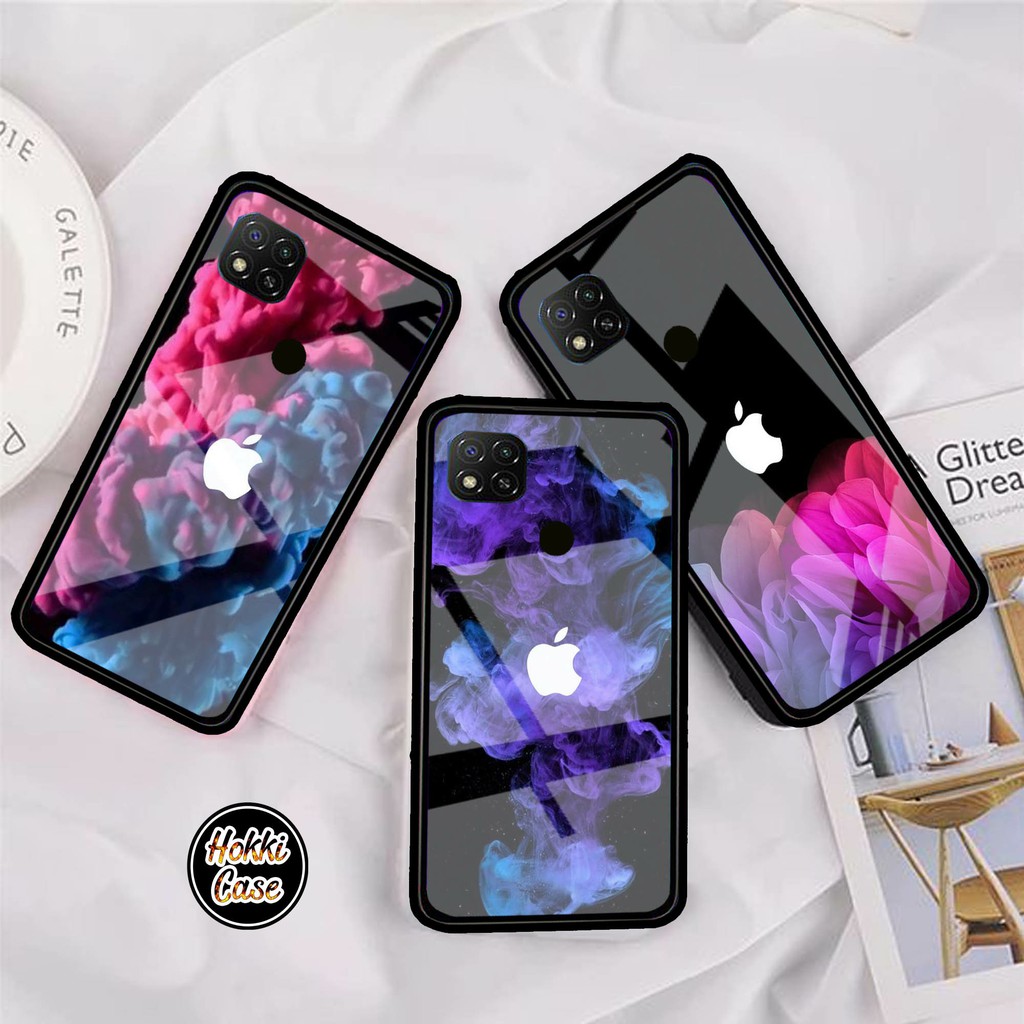 Softcase Glass Kaca REDMI 9C- [H169] - Softcase kaca REDMI 9C -Casing Kaca REDMI 9C