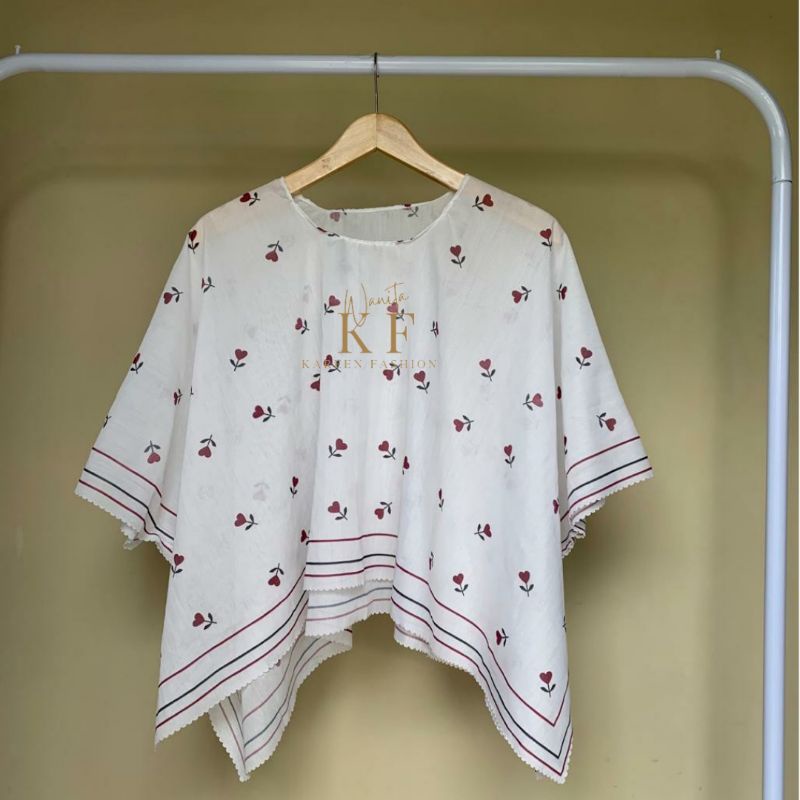 Outer kimono scraf premium-Angle white