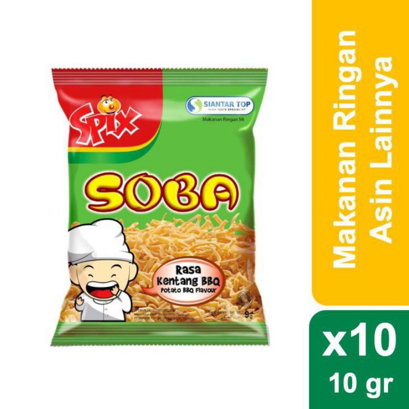 

SIANTAR TOP Spix Soba Mie Potato BBQ 10×10gram