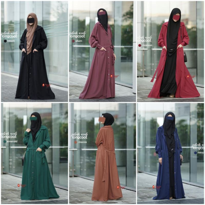 LONGCOAT BY KHUMAIRA SYARI | LONG COAT KHUMAIRA SYARI | Long Cardigan