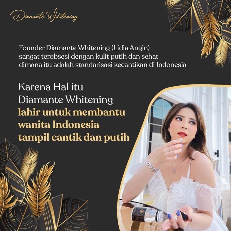 ORIGINAL CAPSULE DIAMANTE WHITENING LIDIABEAUTYPRODUCT | KAPSUL COLLAGEN PEMUTIH DAN PENYEHAT KULIT,