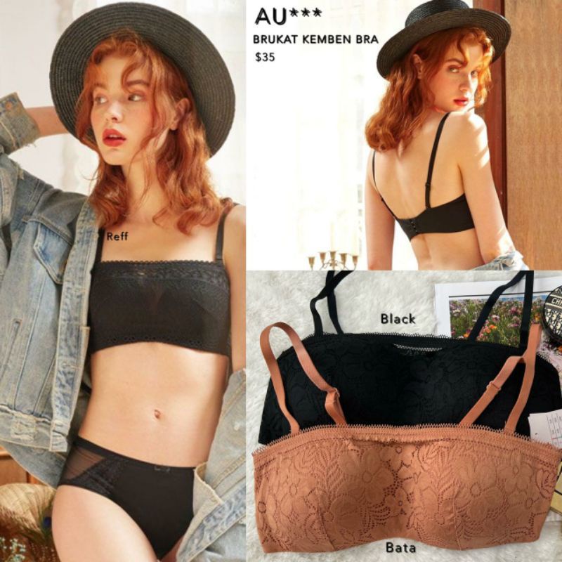 BRA  AUD** Brukat Kemben Bra Oeiginal Branded