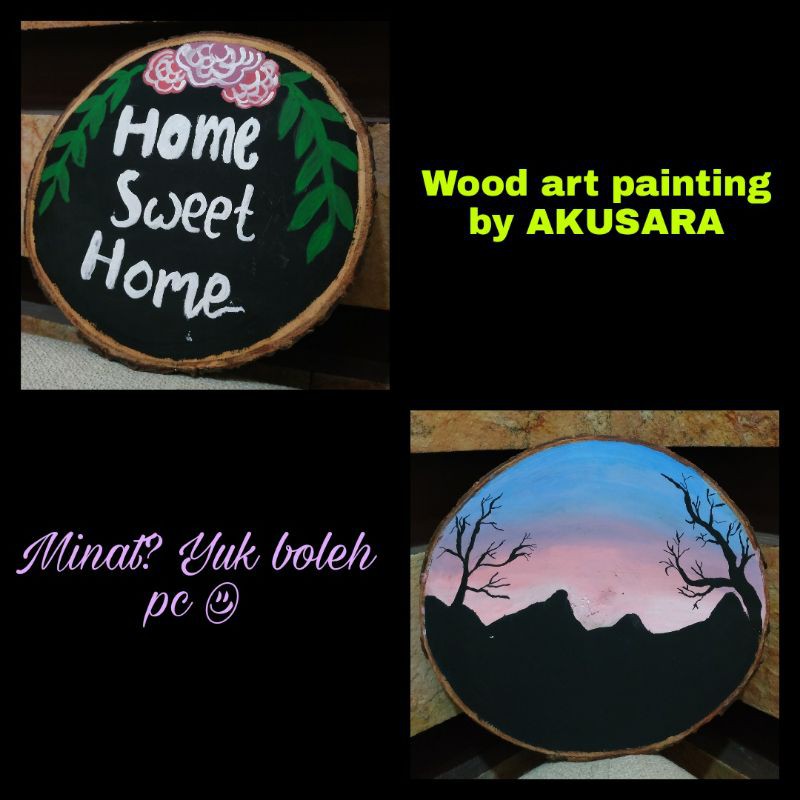 

Wood art painting