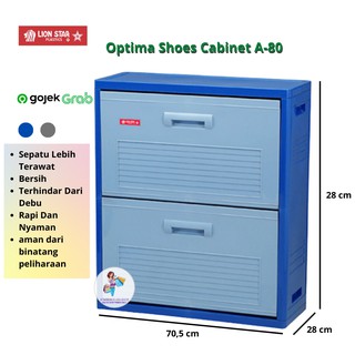 Gojek Only Lion Star A 80 Optima Shoes Rack Cabinet Rak Sepatu Spatu Shopee Indonesia