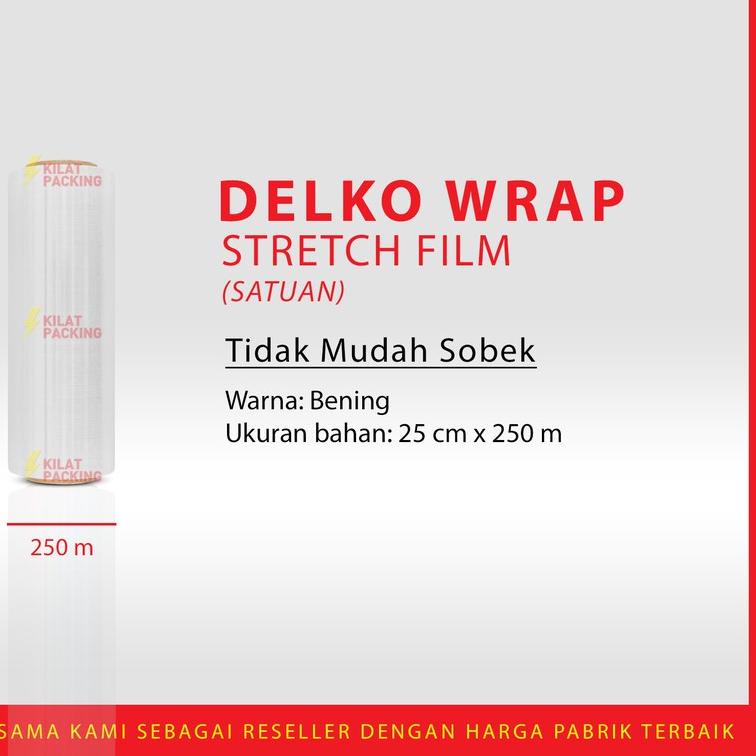 

Stretch Film Bening 25 CM x 250 M Plastik Wrapping SATUAN