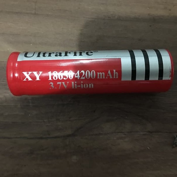 Baterai 18650 Rechargeable Cas Charge 3.7V li-ion 4200mAh