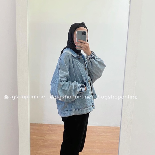 Vintage baggy oversized denim jacket by AGS&amp;co