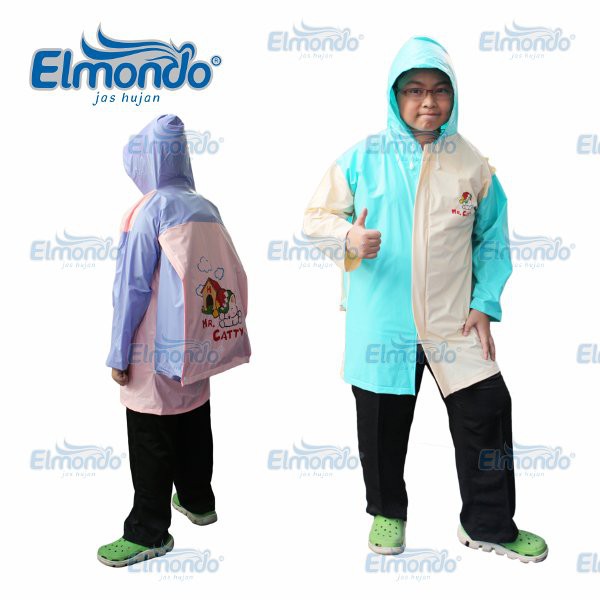 Jas Hujan Elmondo Anak Backpack 606