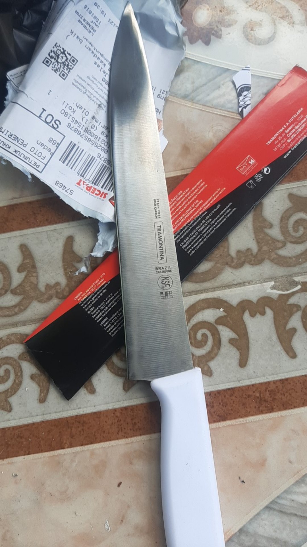 Pisau Dapur Tramontina Pisau Daging Stainless Steel 6 Inch, 8 Inch Dan 10 Inch