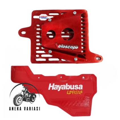 paket Cover Radiator Vario 160 new + mudflap hayabusa vario 160