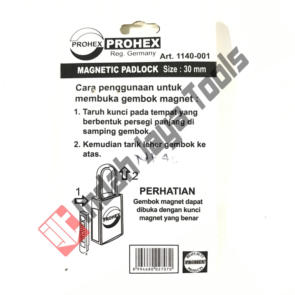 Gembok Magnet PROHEX 30 mm