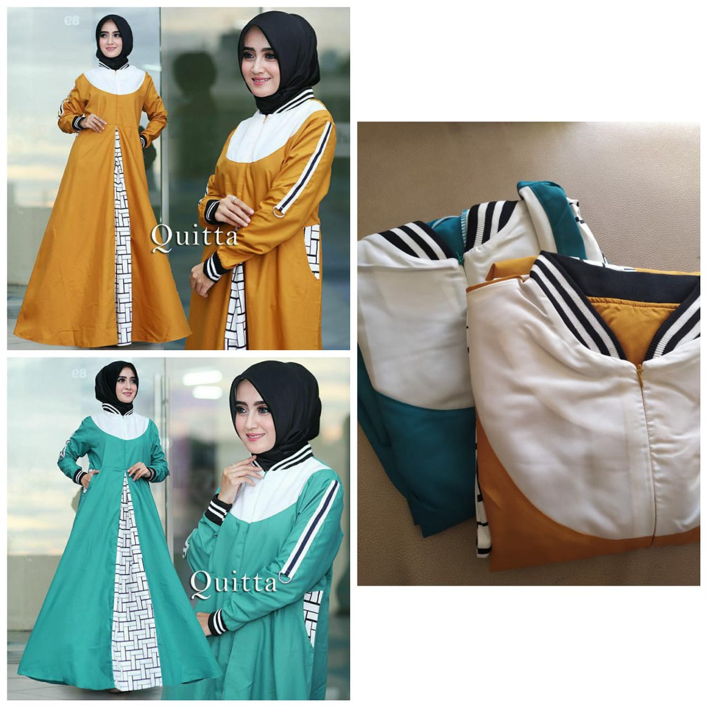 GAMIS QUITTA DRESS BY MY MOM  ORI GAMIS TERMURAH SHOPEE MALL