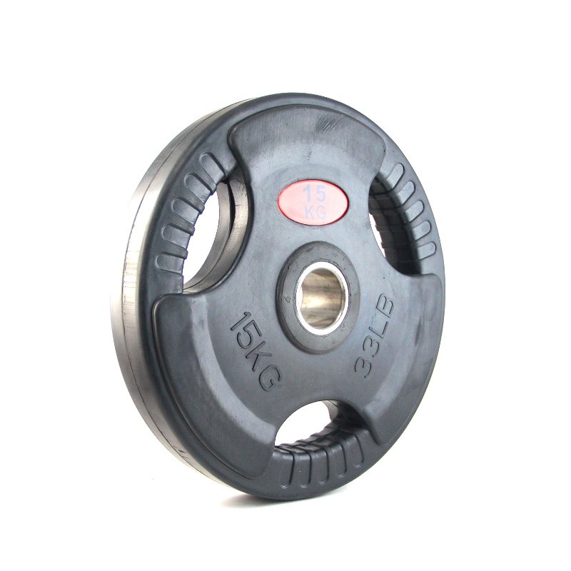 Plat Beban Barbel 15Kg - Dumbbell Bulat Plat Pembentuk Otot Tangan Type 1,2,3 - Hitam F704 F714 F724