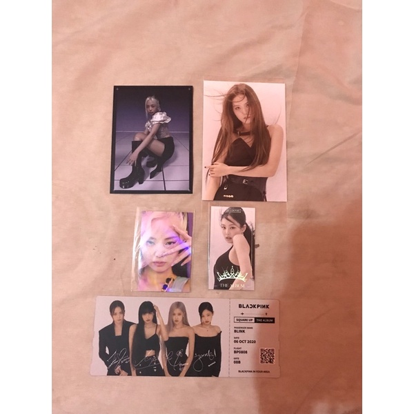 photocard postcard kim jennie jisoo blackpink the album hylt ktl benefit