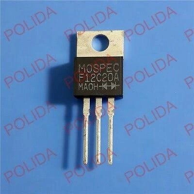 MOSPEC F12C20A 12A 200V Dioda Fast Recovery Transistor To-220