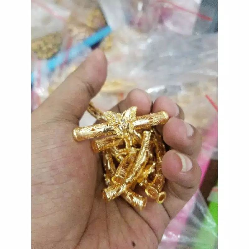 Charm Liontin Xuping Bahan Gelang Emas Hongkong 24k