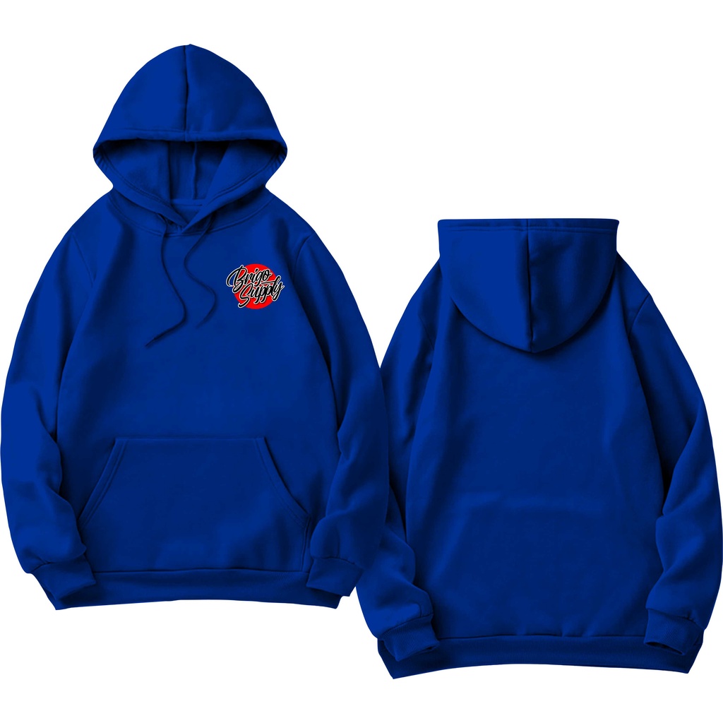 BRIGO Jumper Hoodie Suplay II Sweater Hoodie BRIGO Suplay Sablon DTF Fleece Cotton II SIZE M-XXL (Pria &amp; Wanita) Free stiker&amp;Gantungan Kunci